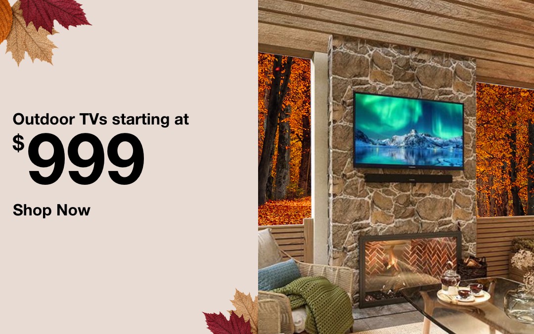 outdoor tvs starting at $999